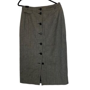 UTA RAASCH plaid midi dress size medium
